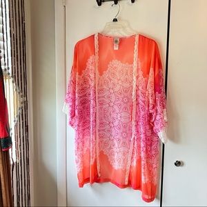 In Bloom Sz Med Light weight Robe Boho hippie